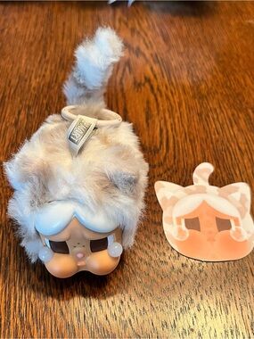 Authentic Pop Mart Crybaby Wild but Cutie Series! Plush Pendant - Vanilla Cutie